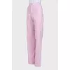 Pink jeans with tag