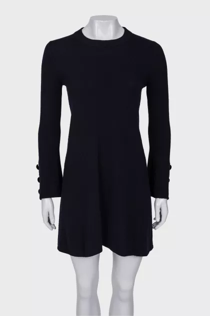 Loose wool dress