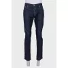 Men's dark blue jeans