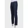 Men's dark blue jeans
