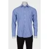 Men's blue striped shirt