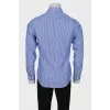 Men's blue striped shirt