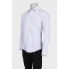 Men's white striped shirt