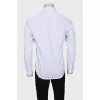 Men's white striped shirt