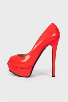 Hot pink stilettos