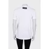 T-shirt with patches and brand logo