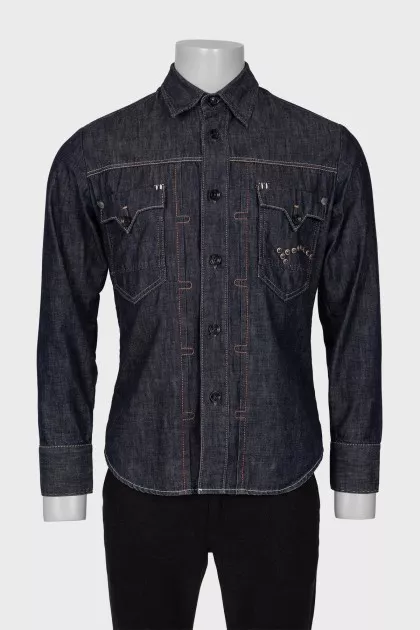 Men's denim shirt