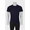 Men's dark blue T-shirt