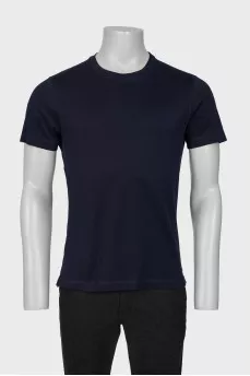 Men's dark blue T-shirt