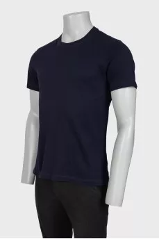 Men's dark blue T-shirt