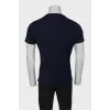 Men's dark blue T-shirt