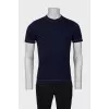 Navy blue men's T-shirt