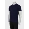 Navy blue men's T-shirt