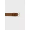 Brown leather belt