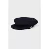 Wool and cashmere cap