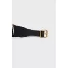 Leather and textile belt