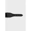 Leather and textile belt