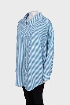 Striped shirt dress