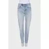 Light blue high waist jeans