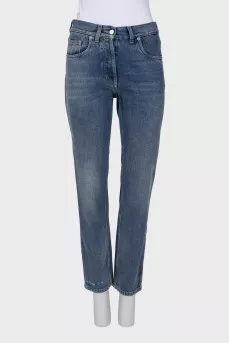 Blue high waist jeans
