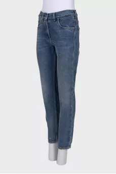 Blue high waist jeans