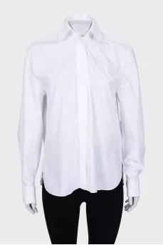 White oversized shirt