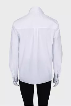 White oversized shirt
