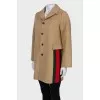 Beige shift coat