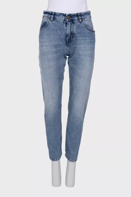 Light blue skinny jeans