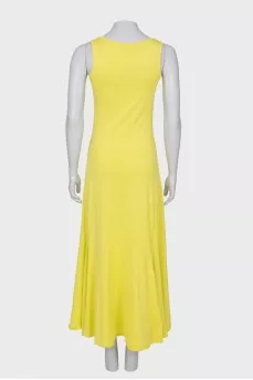 Yellow maxi dress