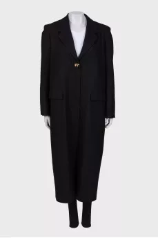 Wool maxi coat