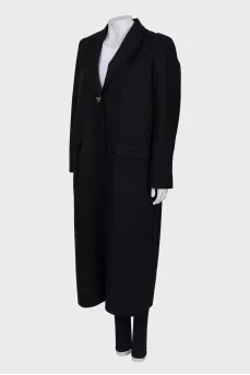 Wool maxi coat