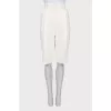 White bermuda shorts with tag