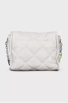 Quilted satchel bag