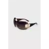 Brown sunglasses mask