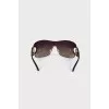 Brown sunglasses mask