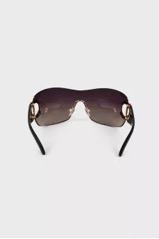 Brown sunglasses mask