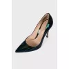 Composite patent leather shoes
