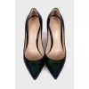 Composite patent leather shoes