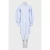 Light blue shirtdress