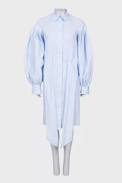 Light blue shirtdress