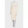 Milk wool dress