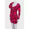 Draped mini dress