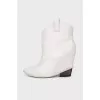 White leather сossacks
