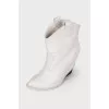 White leather сossacks