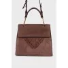 Brown perforated bag