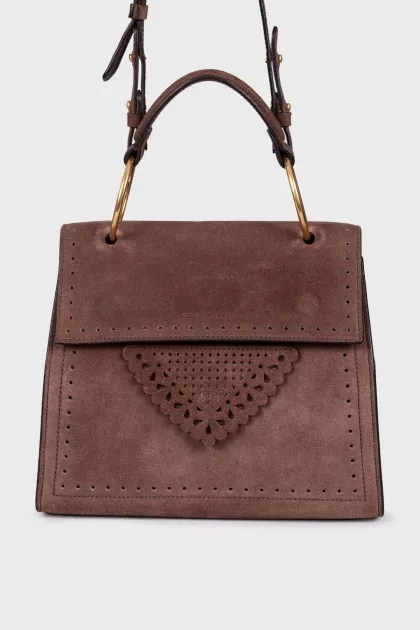Brown perforated bag