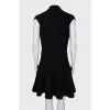 V-neck wool dress
