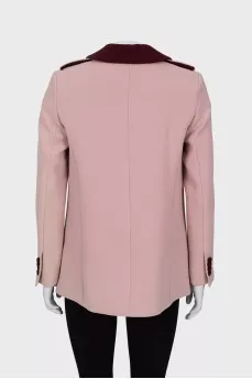 Two tone loose fit blazer