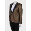 Gold and black striped jacket